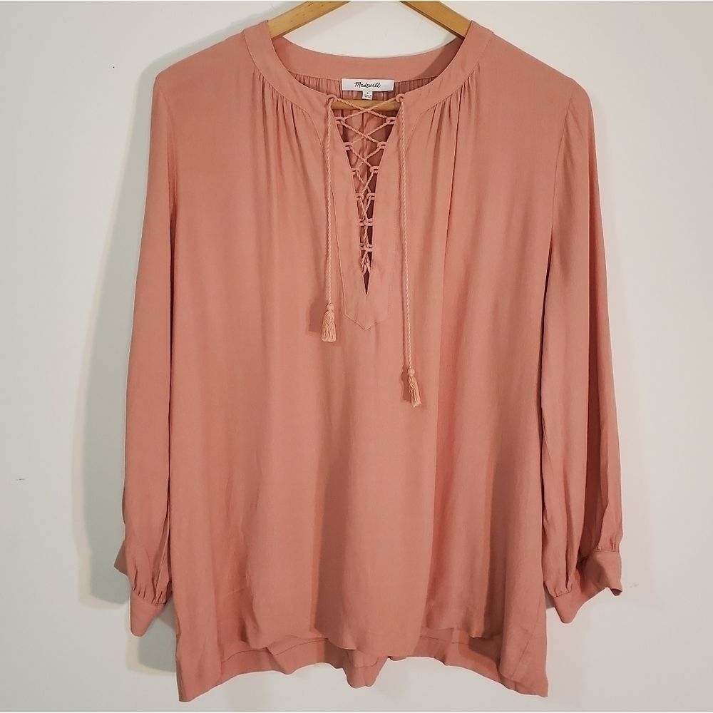 Madewell Laceup Top